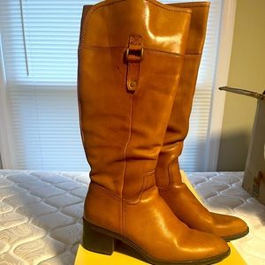 Franco Sarto Cognac Knee Boot
